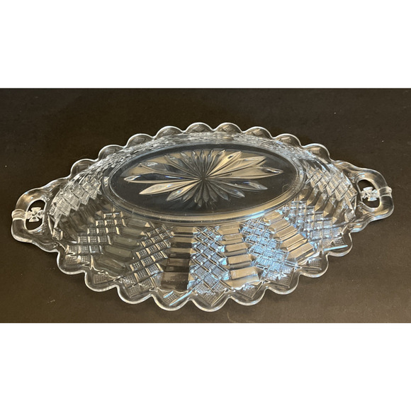 Bryce Bros. | EAPG | Maltese | Jacob’s Ladder Relish Dish | Exc Cond | 1880s - Picture 6 of 8